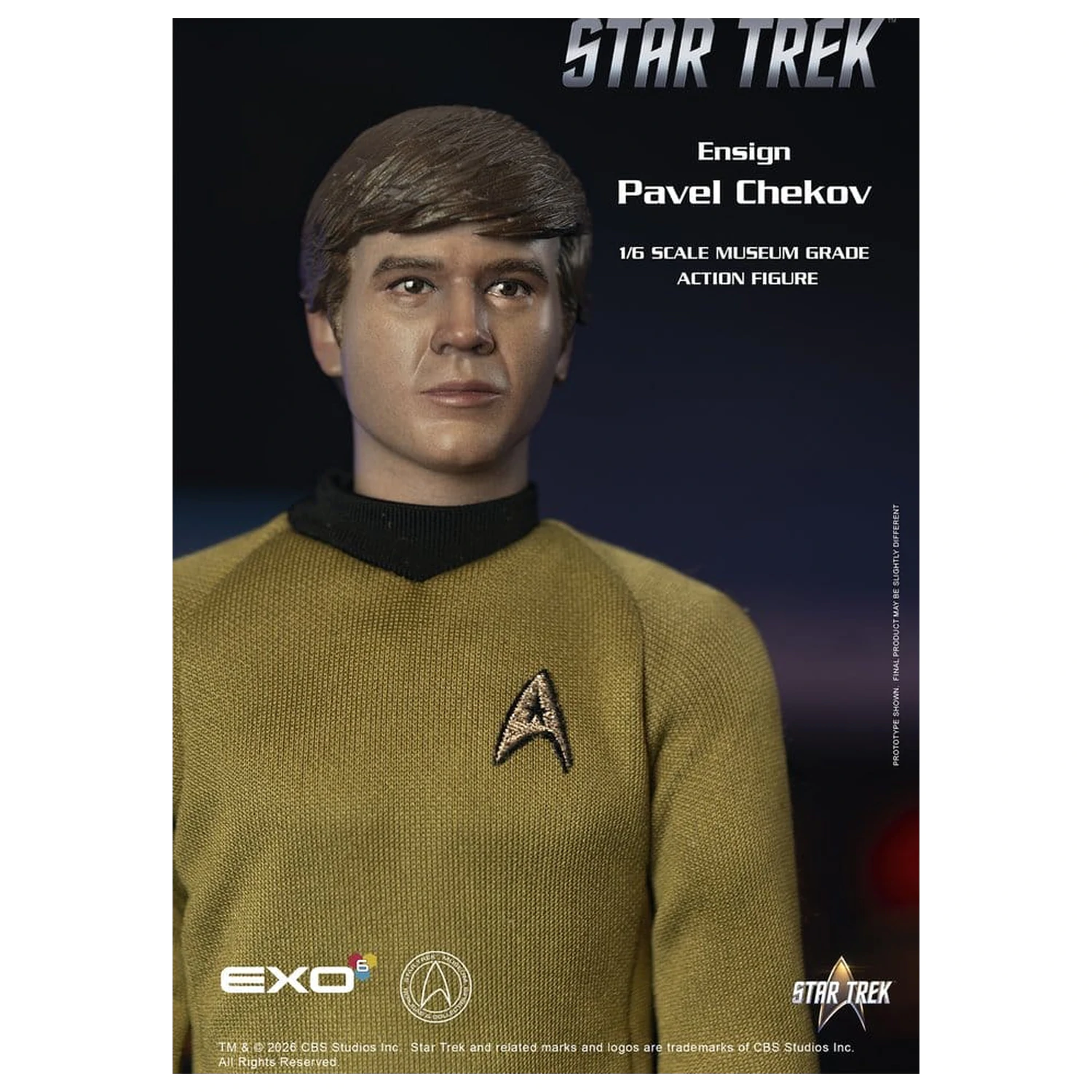 Star Trek: The Original Series akční figurka 1/6 Ensign Pavel Chekov 30 cm fotografii produktu