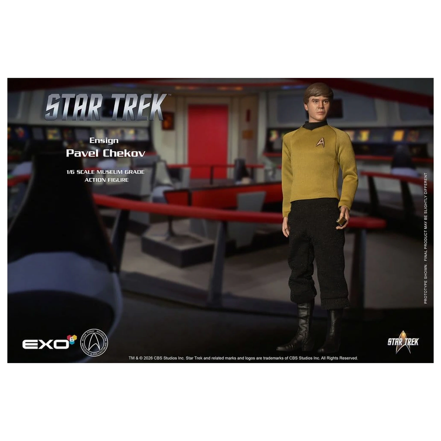Star Trek: The Original Series akční figurka 1/6 Ensign Pavel Chekov 30 cm fotografii produktu