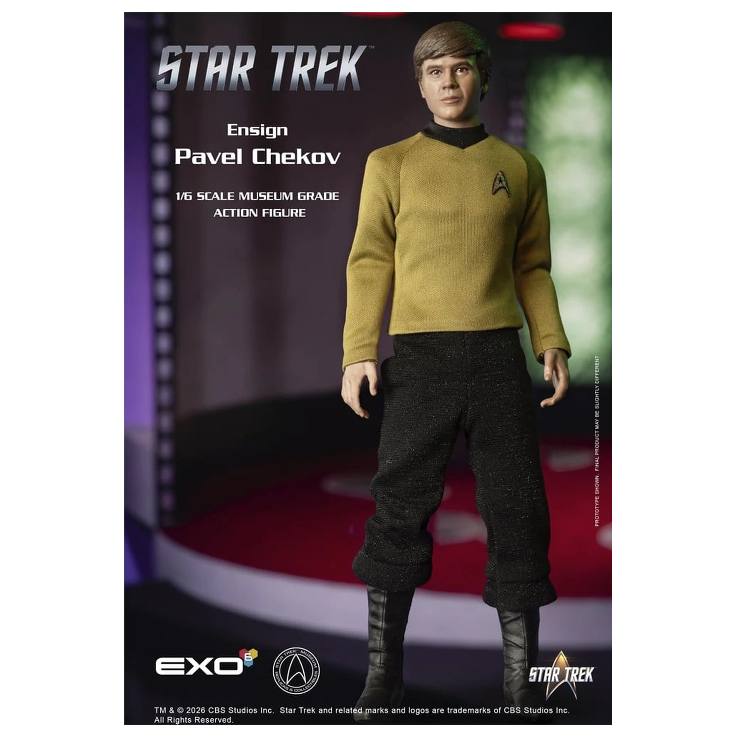Star Trek: The Original Series akční figurka 1/6 Ensign Pavel Chekov 30 cm fotografii produktu
