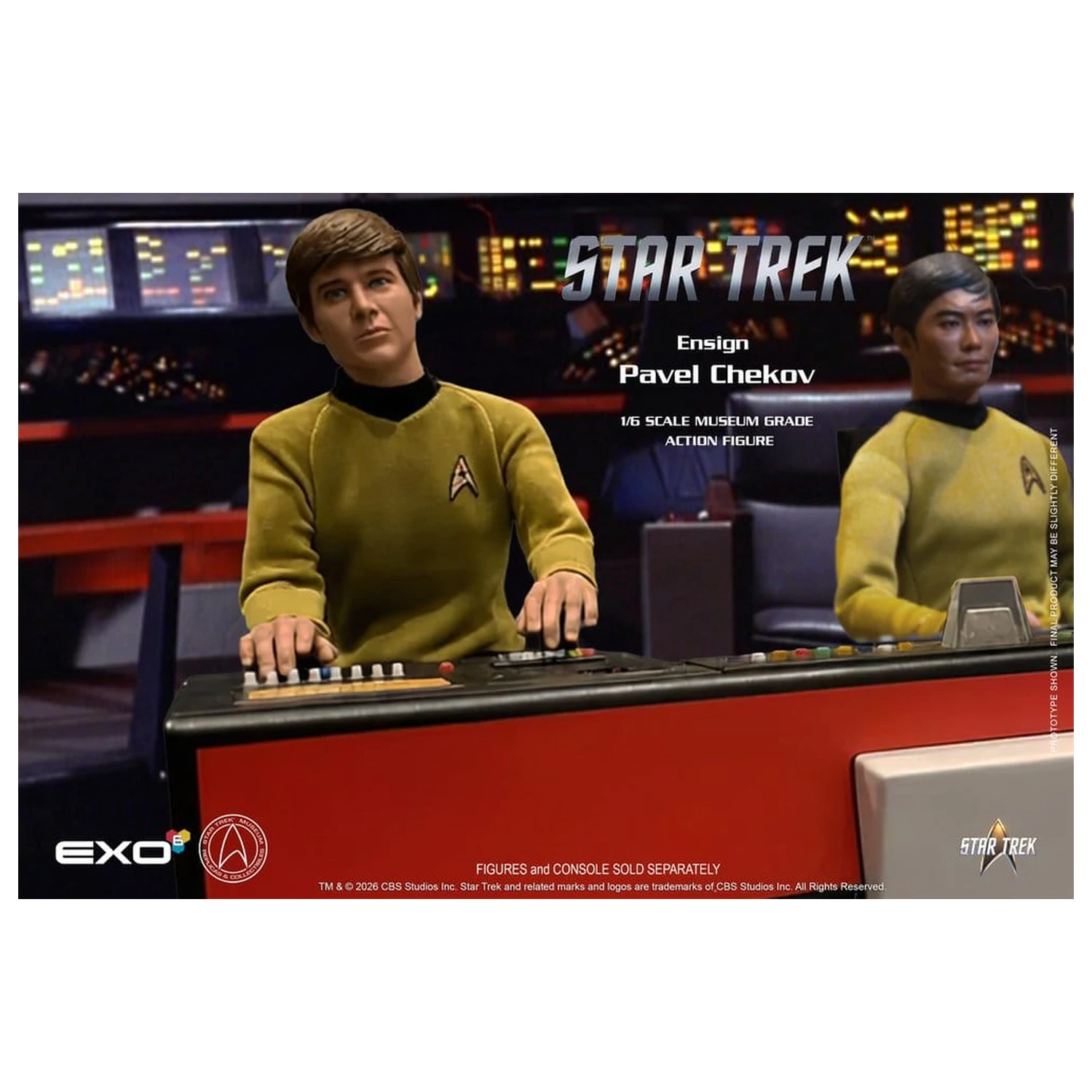 Star Trek: The Original Series akční figurka 1/6 Ensign Pavel Chekov 30 cm fotografii produktu