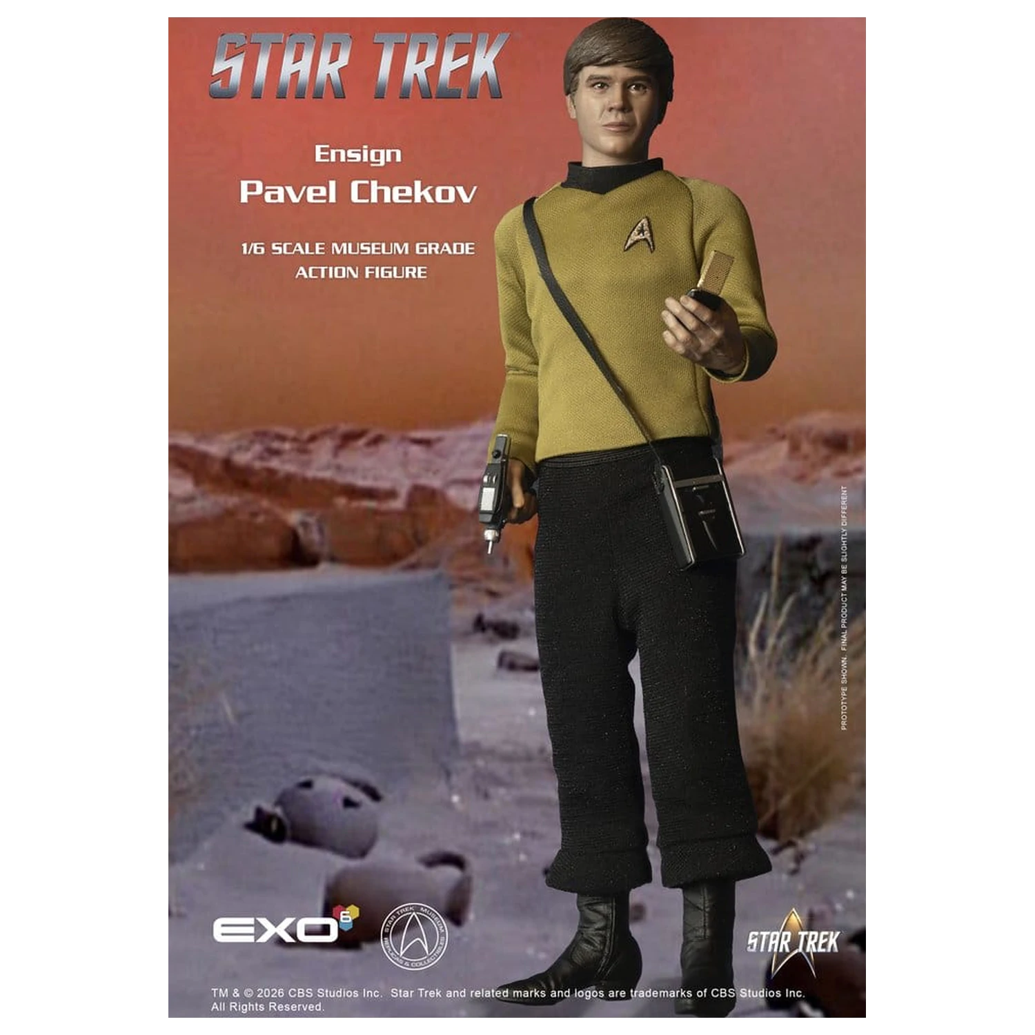 Star Trek: The Original Series akční figurka 1/6 Ensign Pavel Chekov 30 cm fotografii produktu