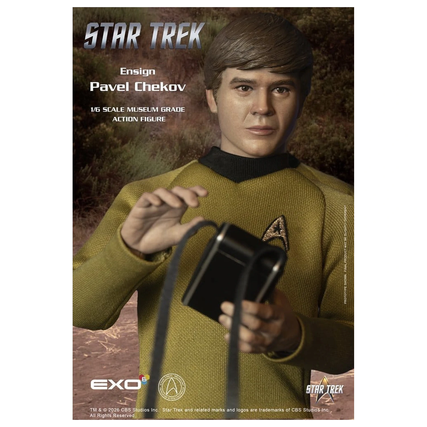 Star Trek: The Original Series akční figurka 1/6 Ensign Pavel Chekov 30 cm fotografii produktu