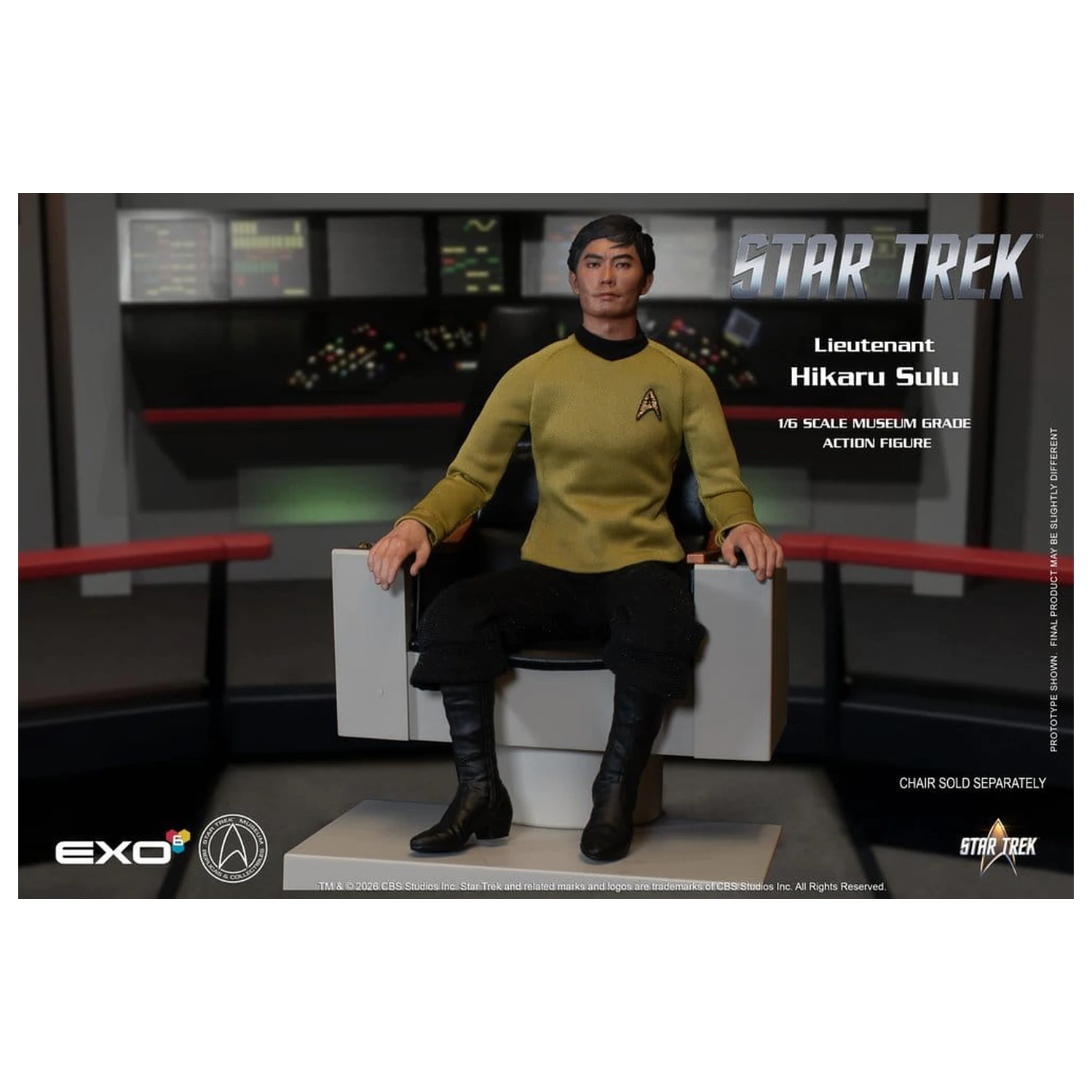 Star Trek: The Original Series akční figurka 1/6 Lt. Sulu 30 cm fotografii produktu