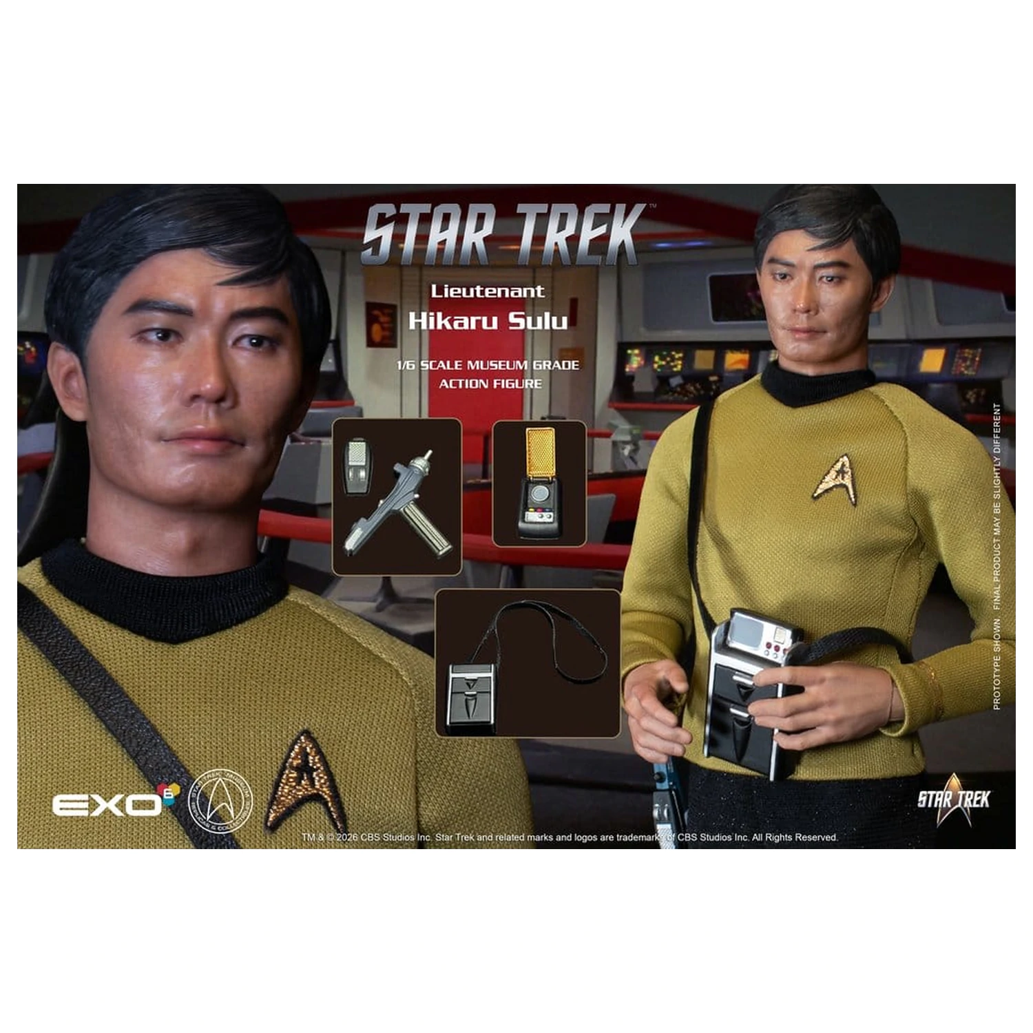 Star Trek: The Original Series akční figurka 1/6 Lt. Sulu 30 cm fotografii produktu