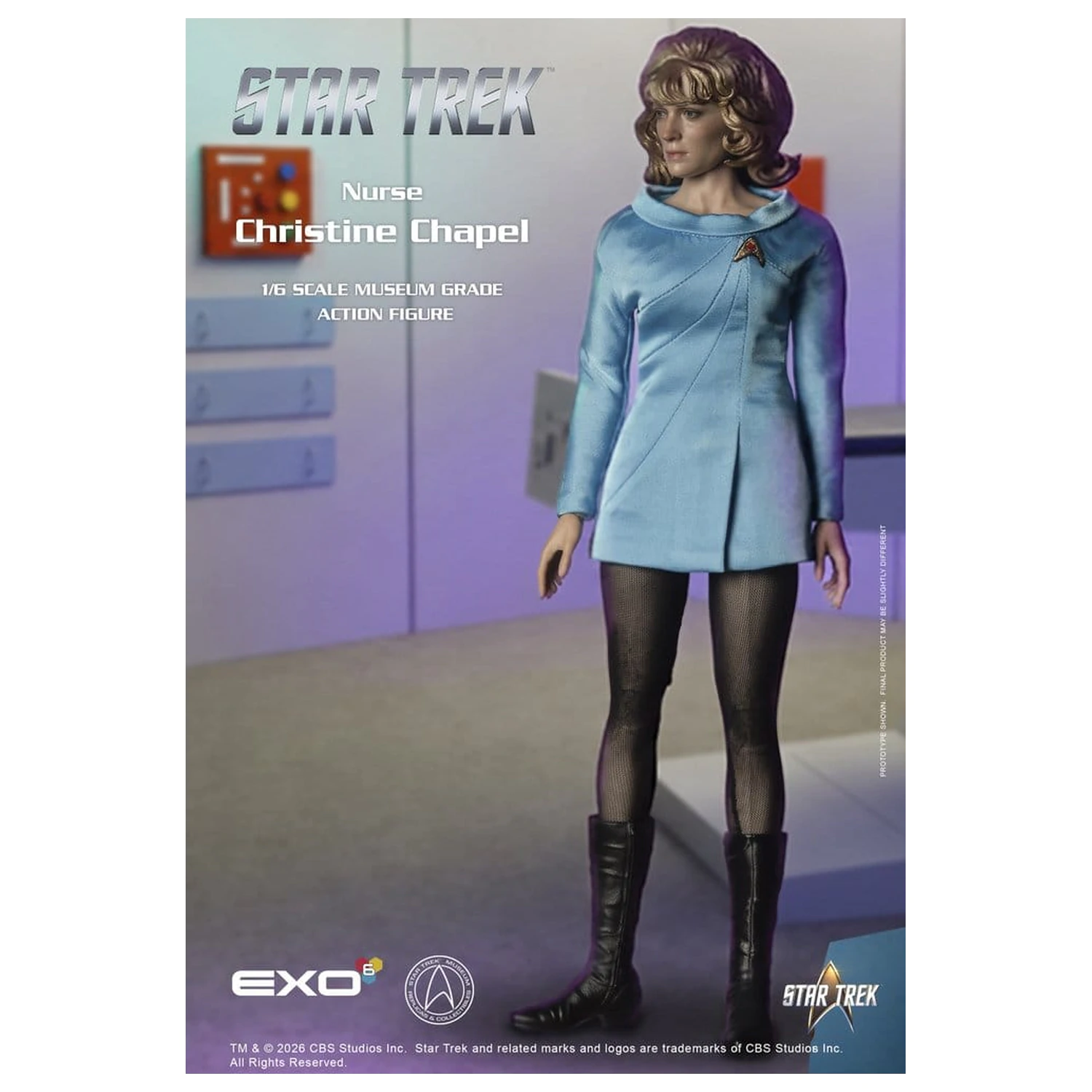 Star Trek: The Original Series Sběratelská akční figurka 1/6 Nurse Christine Chapel 28 cm fotografii produktu