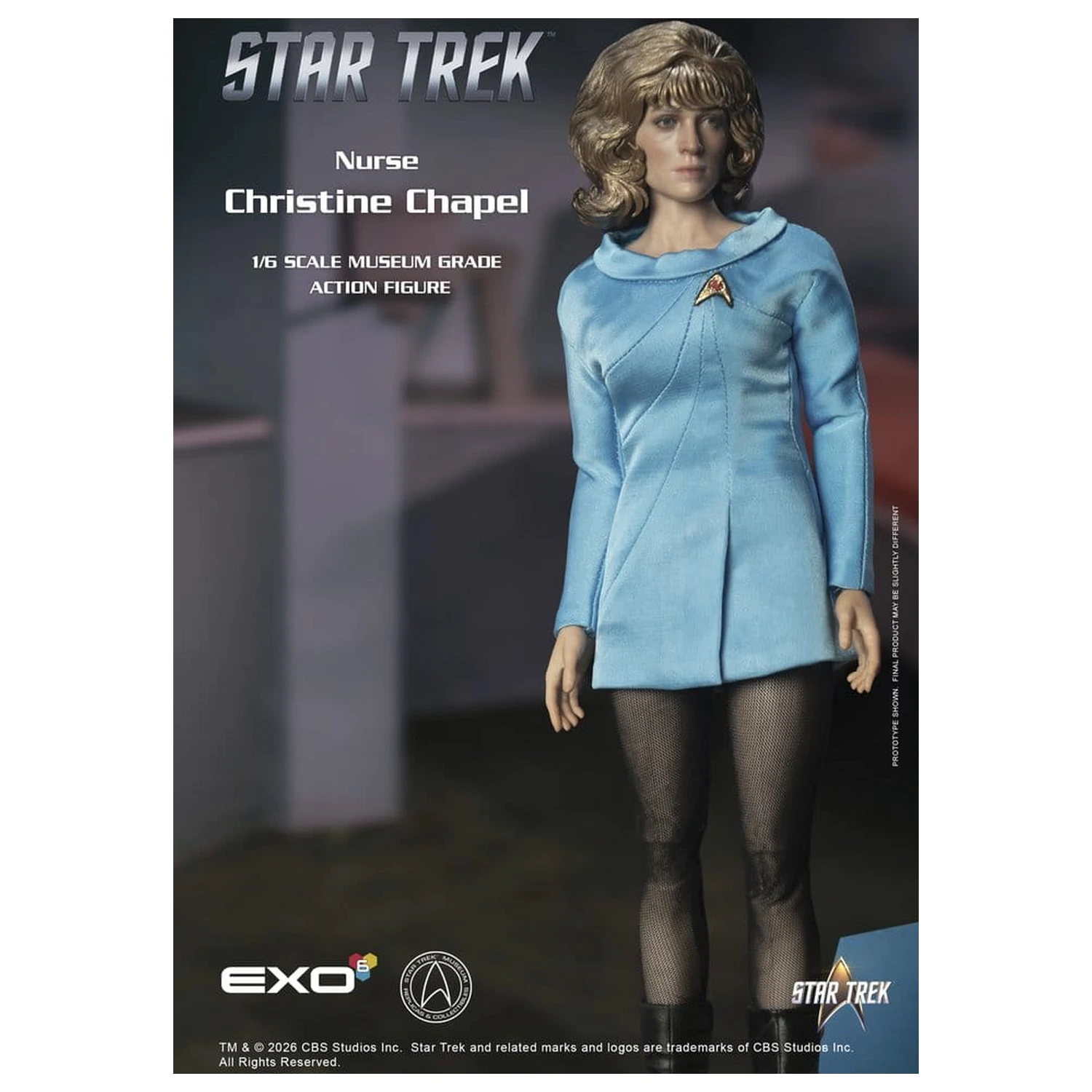 Star Trek: The Original Series Sběratelská akční figurka 1/6 Nurse Christine Chapel 28 cm fotografii produktu