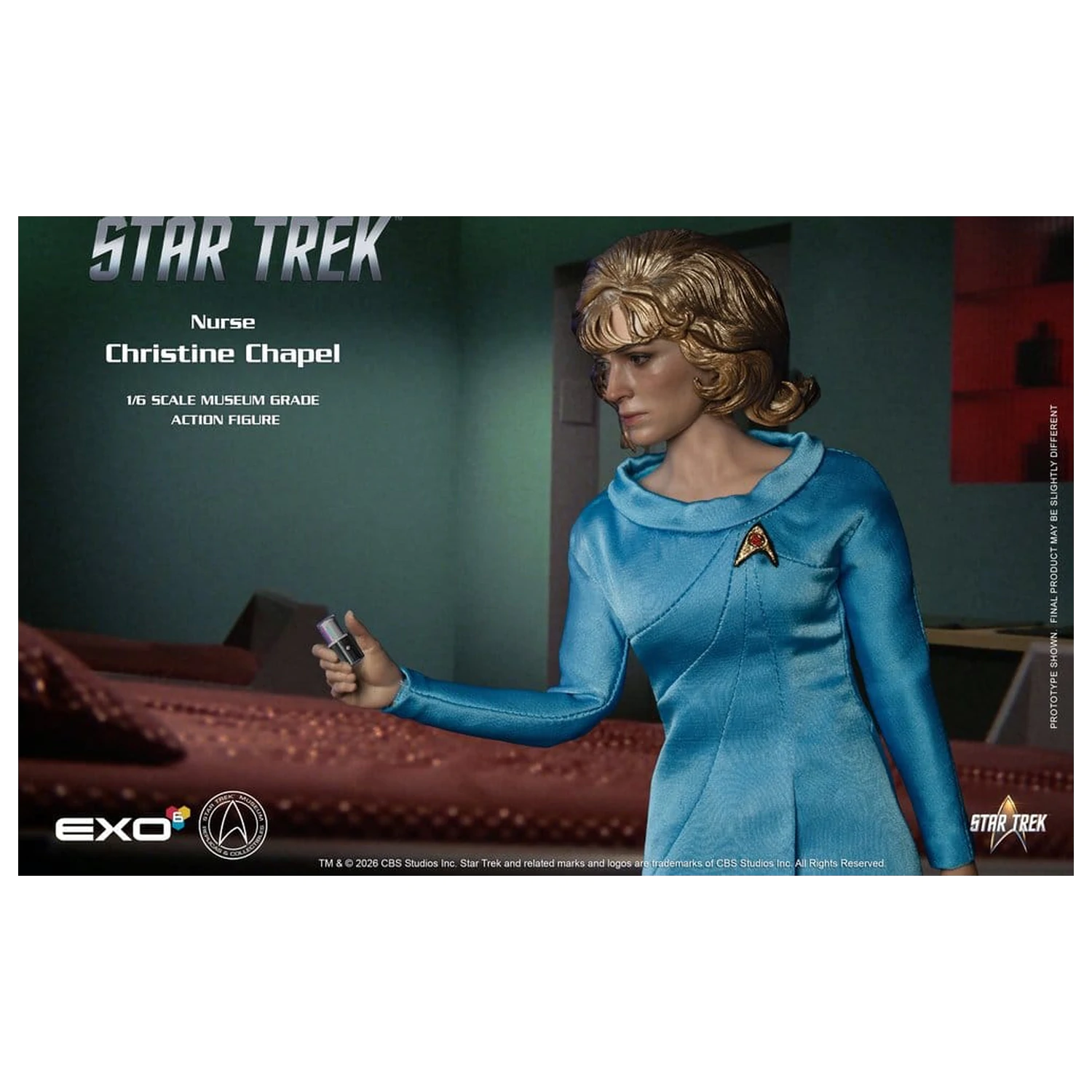 Star Trek: The Original Series Sběratelská akční figurka 1/6 Nurse Christine Chapel 28 cm fotografii produktu