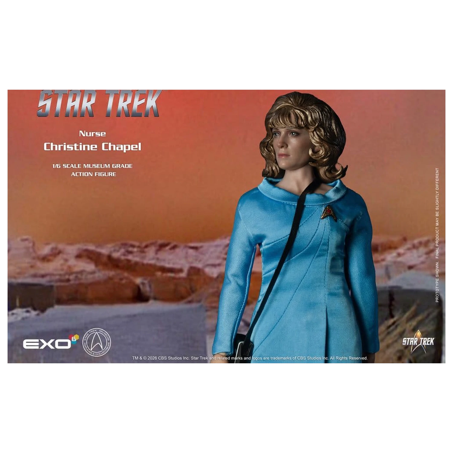 Star Trek: The Original Series Sběratelská akční figurka 1/6 Nurse Christine Chapel 28 cm fotografii produktu
