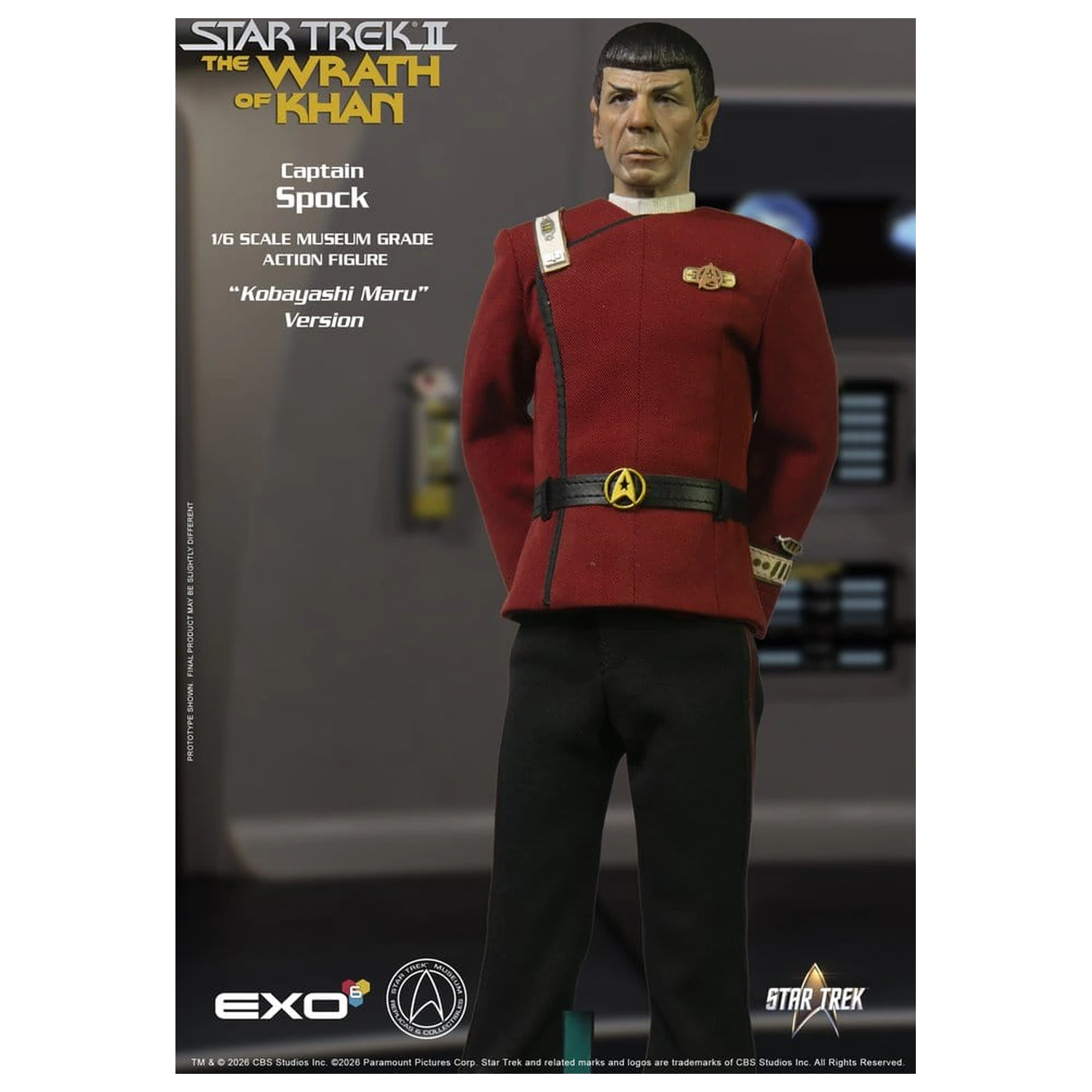 Star Trek: The Wrath of Khan akční figurka 1/6 Captain Spock Kobayashi Maru verze 30 cm fotografii produktu