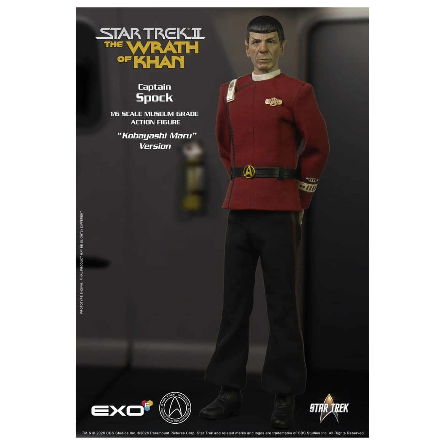 Star Trek: The Wrath of Khan akční figurka 1/6 Captain Spock Kobayashi Maru verze 30 cm fotografii produktu