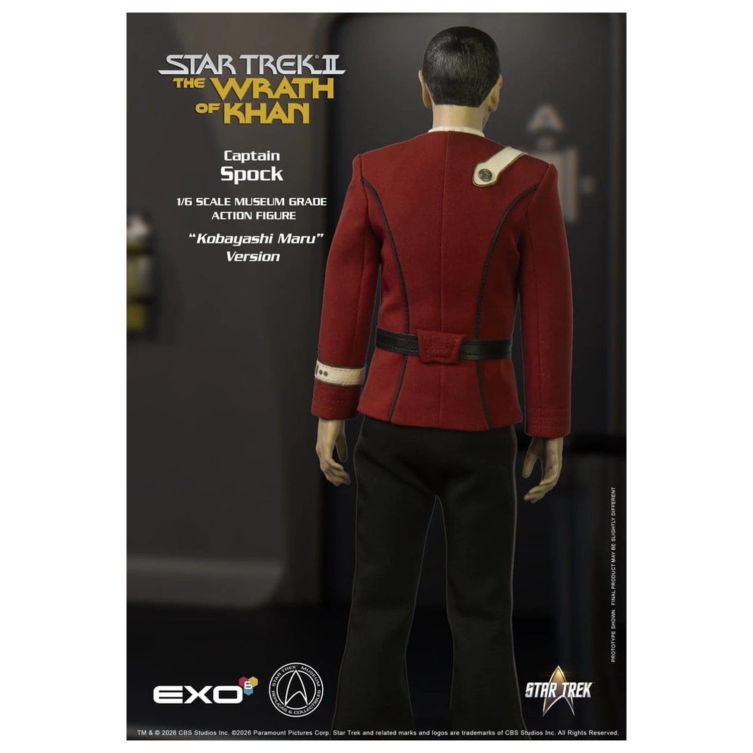 Star Trek: The Wrath of Khan akční figurka 1/6 Captain Spock Kobayashi Maru verze 30 cm fotografii produktu