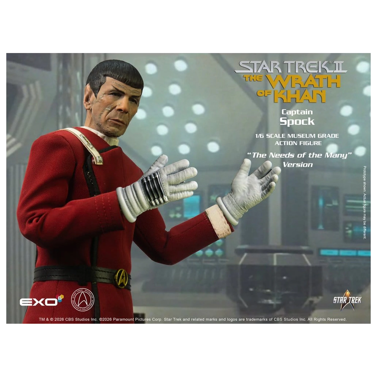 Star Trek: The Wrath of Khan akční figurka 1/6 Captain Spock Needs of the Many Version 30 cm fotografii produktu