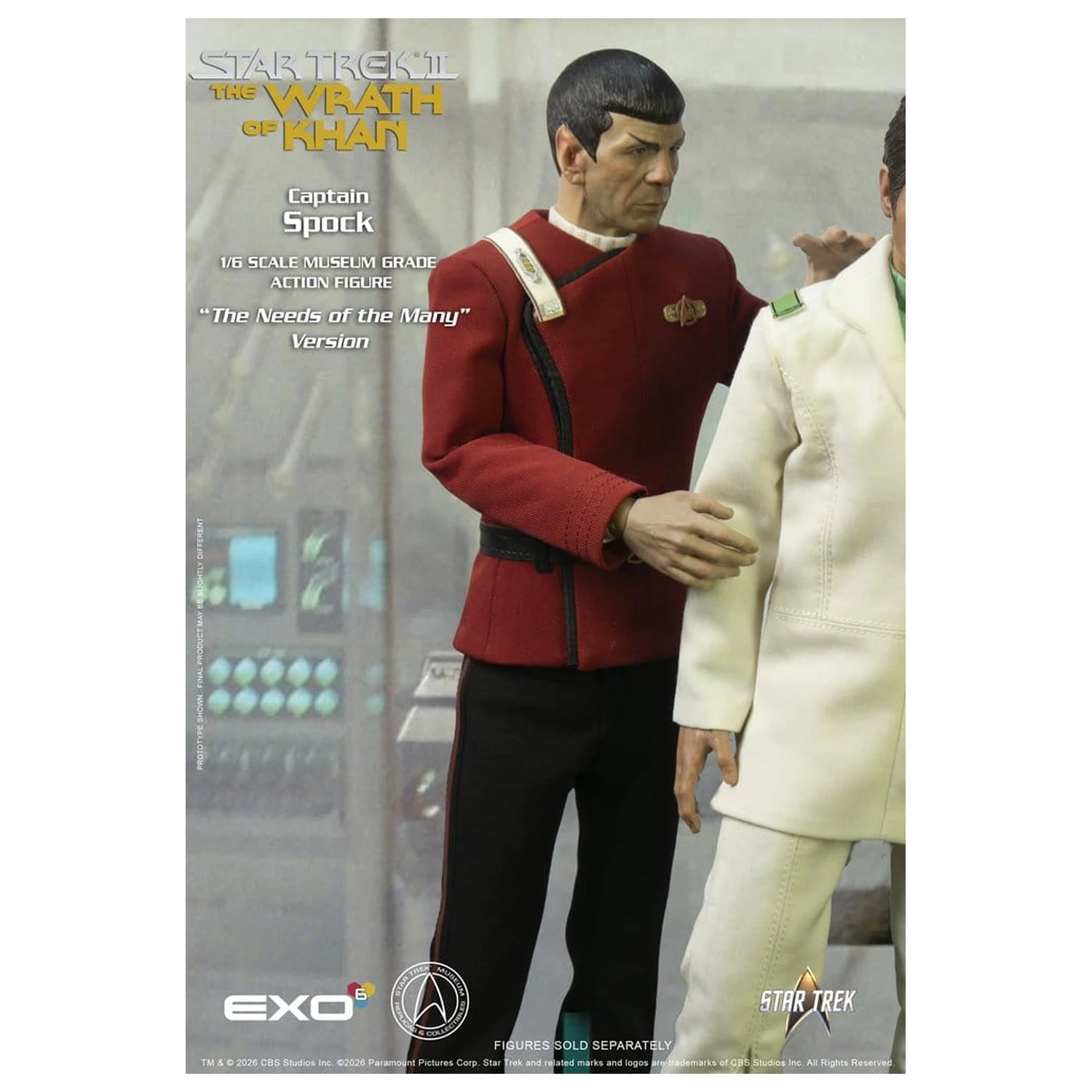 Star Trek: The Wrath of Khan akční figurka 1/6 Captain Spock Needs of the Many Version 30 cm fotografii produktu
