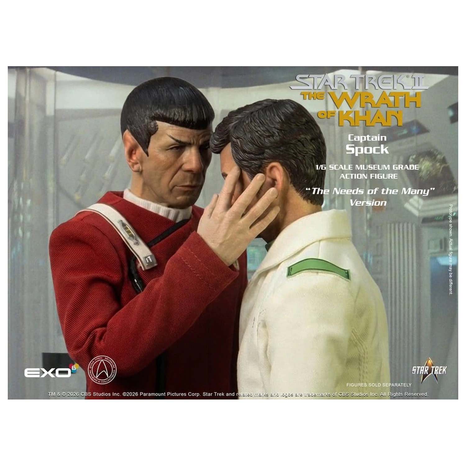 Star Trek: The Wrath of Khan akční figurka 1/6 Captain Spock Needs of the Many Version 30 cm fotografii produktu