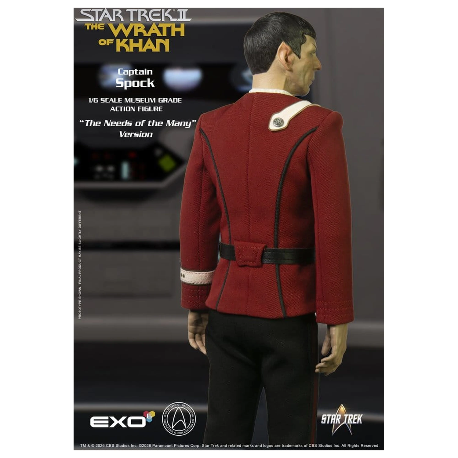 Star Trek: The Wrath of Khan akční figurka 1/6 Captain Spock Needs of the Many Version 30 cm fotografii produktu