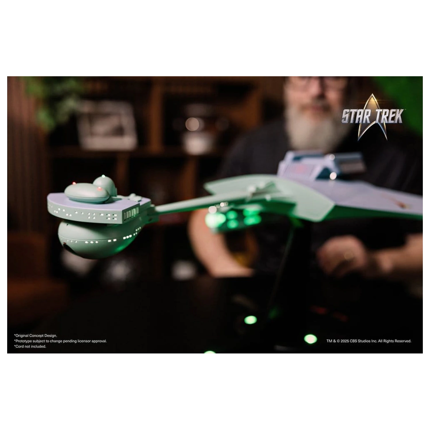 Star Trek TOS Sběratelská DieCast replika 1/350 Klingon D7 Battle Cruiser Original Concept Design heo EU Exclusive 66 cm fotografii produktu
