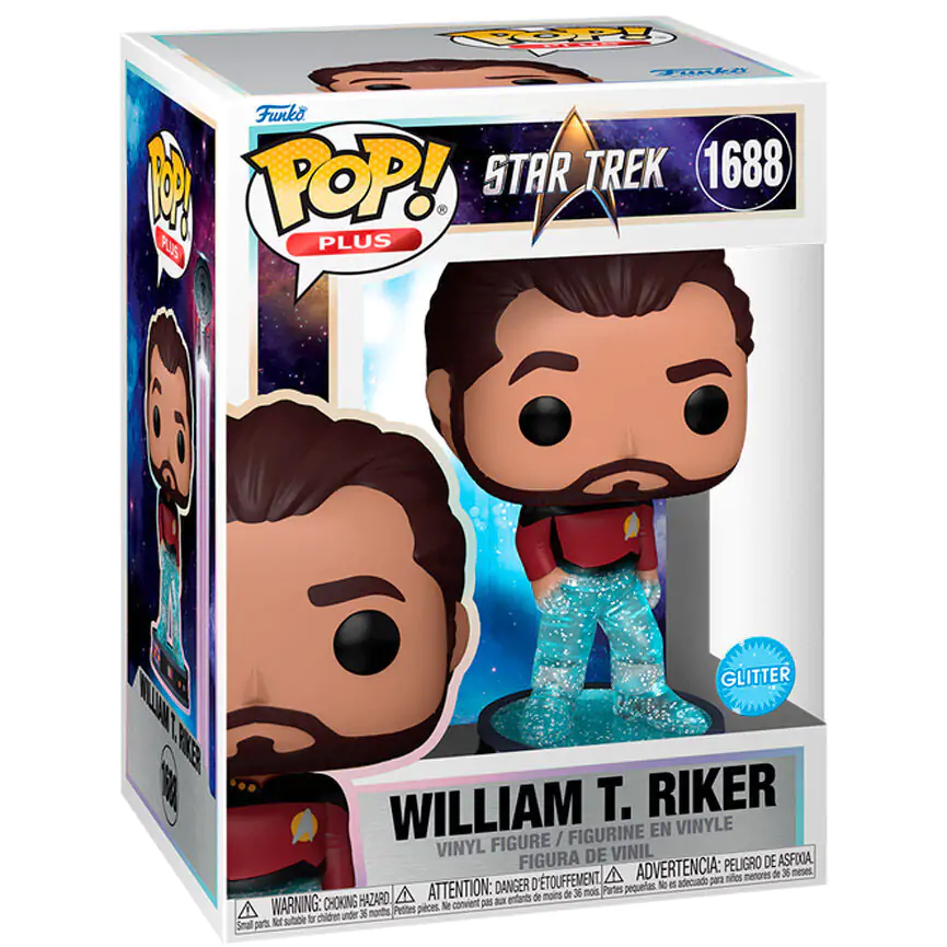 Star Trek Transporter Funko POP! Plus Movies vinylová figurka Riker 9 cm fotografii produktu