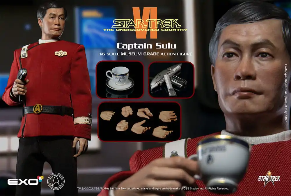 Star Trek VI: The Undiscovered Country Action Figure 1/6 Captain Hikaru Sulu 28 cm Akční figurka fotografii produktu