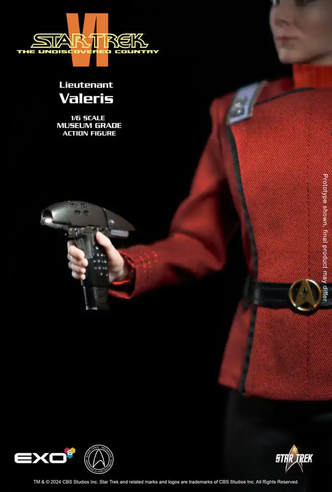 Star Trek VI: The Undiscovered Country akční figurka 1/6 poručík Valeris 28 cm fotografii produktu