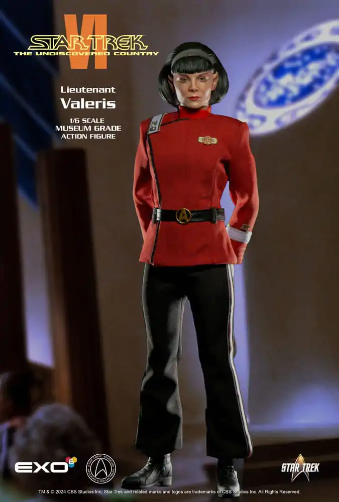 Star Trek VI: The Undiscovered Country akční figurka 1/6 poručík Valeris 28 cm fotografii produktu