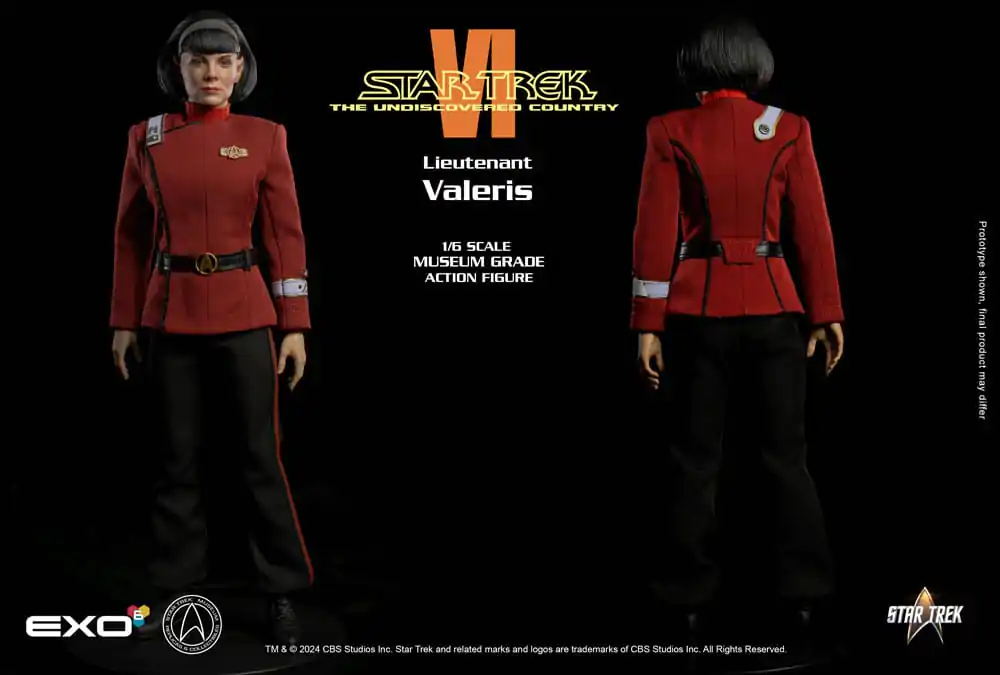 Star Trek VI: The Undiscovered Country akční figurka 1/6 poručík Valeris 28 cm fotografii produktu