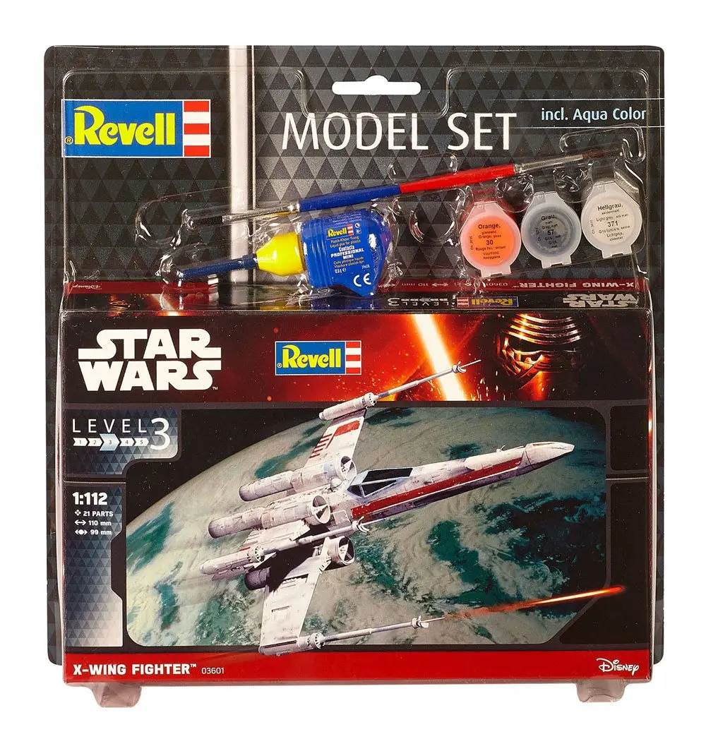 Star Wars Model Kit 1/112 Model Set Stíhačka X-Wing 11 cm fotografii produktu