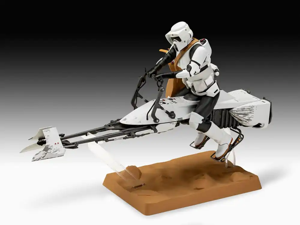 Star Wars Model Kit 1/12 Motocykl Speeder 26 cm fotografii produktu