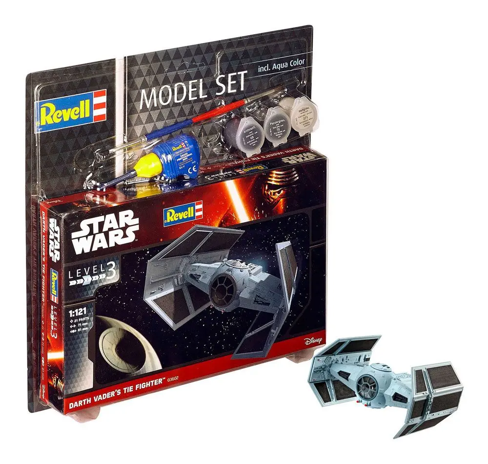 Star Wars Model Kit 1/12 Model Set TIE stíhačka Dartha Vadera 7 cm fotografii produktu