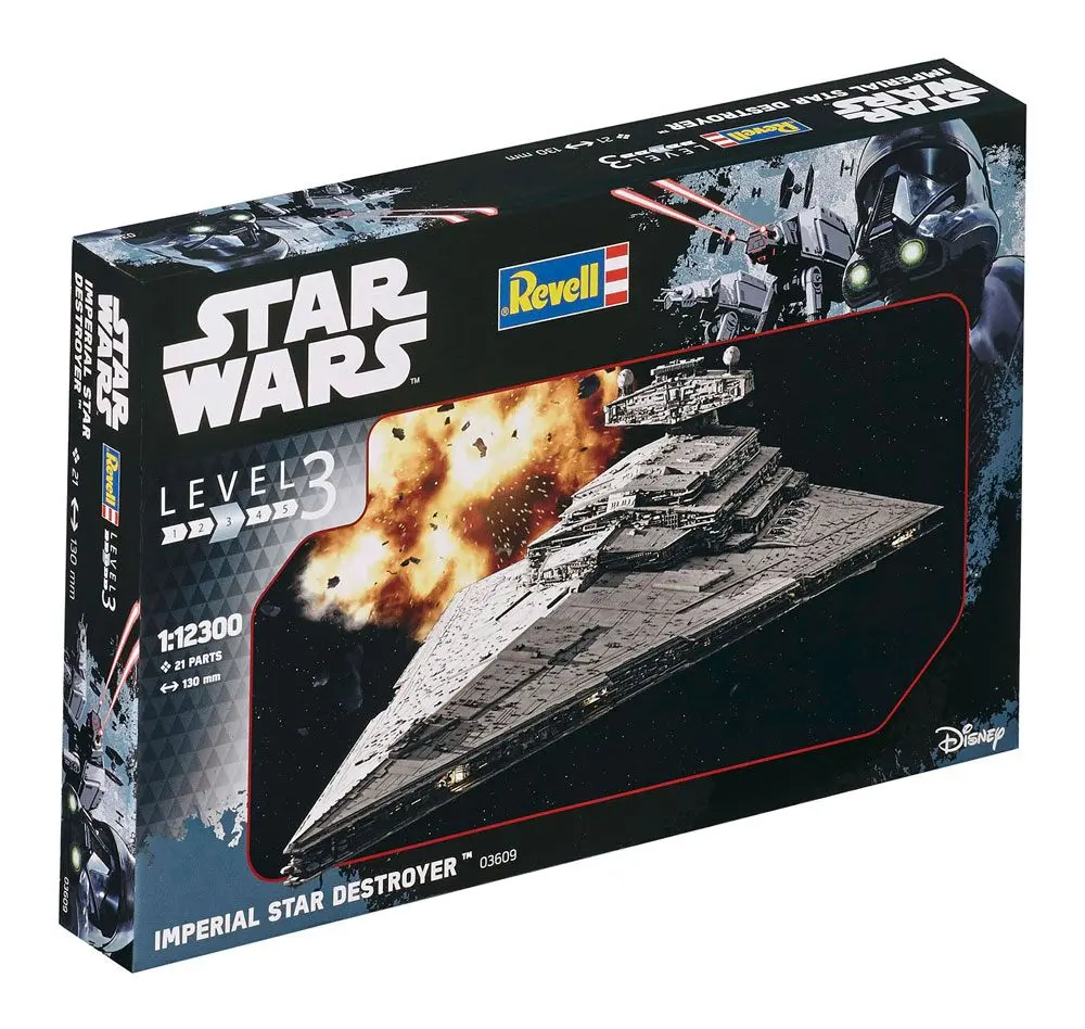 Star Wars Model Kit 1/12300 Imperiální Hvězdný Ničitel 13 cm fotografii produktu