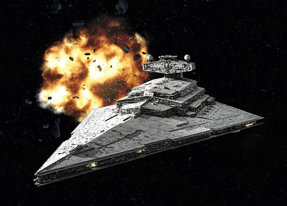 Star Wars Model Kit 1/12300 Imperiální Hvězdný Ničitel 13 cm fotografii produktu