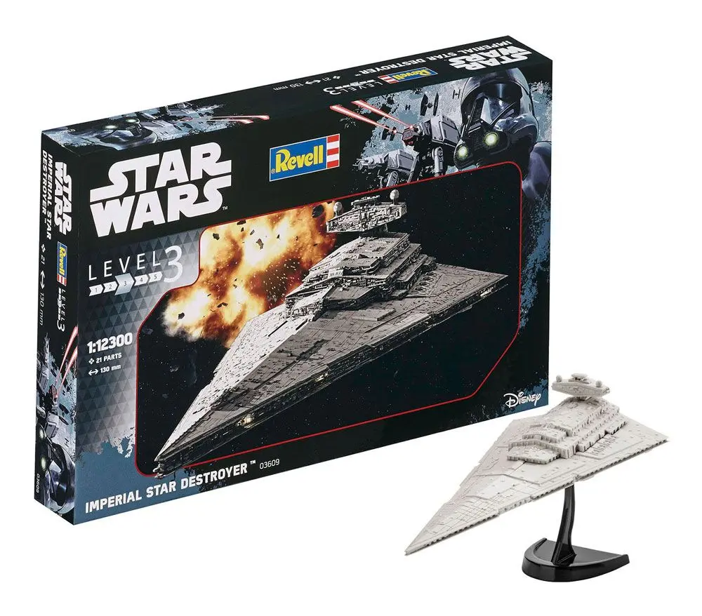 Star Wars Model Kit 1/12300 Imperiální Hvězdný Ničitel 13 cm fotografii produktu