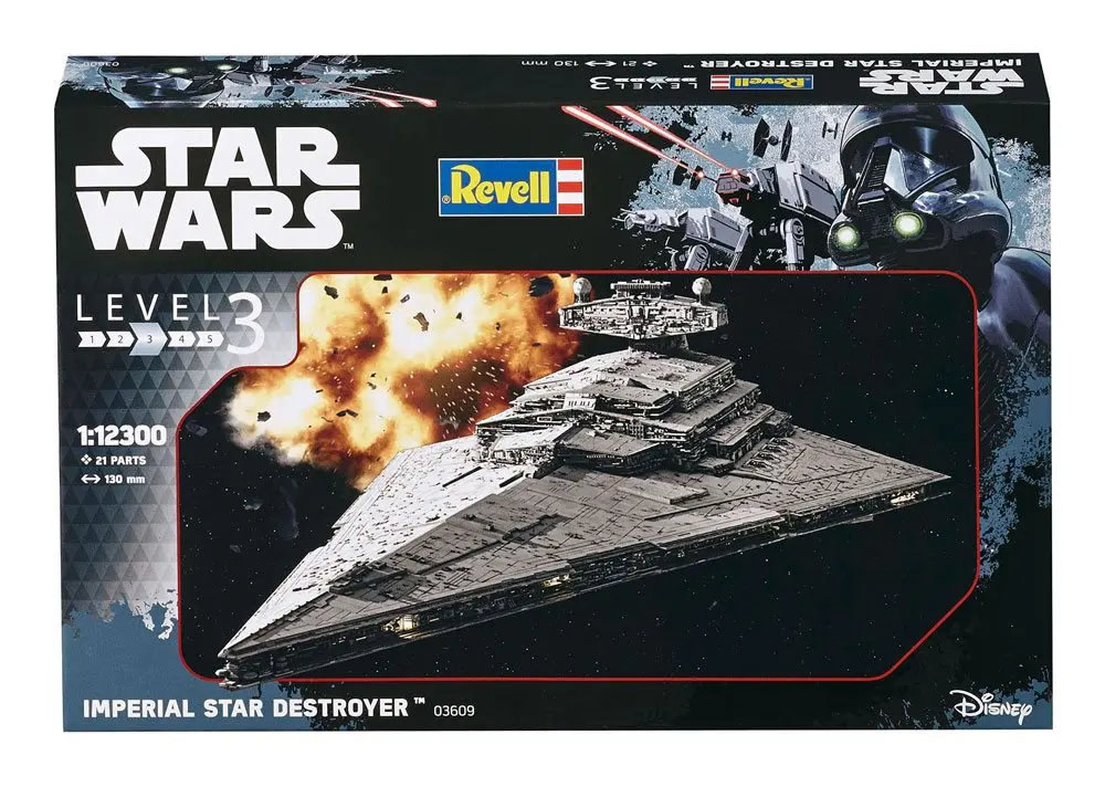 Star Wars Model Kit 1/12300 Imperiální Hvězdný Ničitel 13 cm fotografii produktu