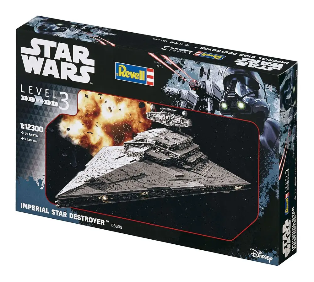 Star Wars Model Kit 1/12300 Imperiální Hvězdný Ničitel 13 cm fotografii produktu