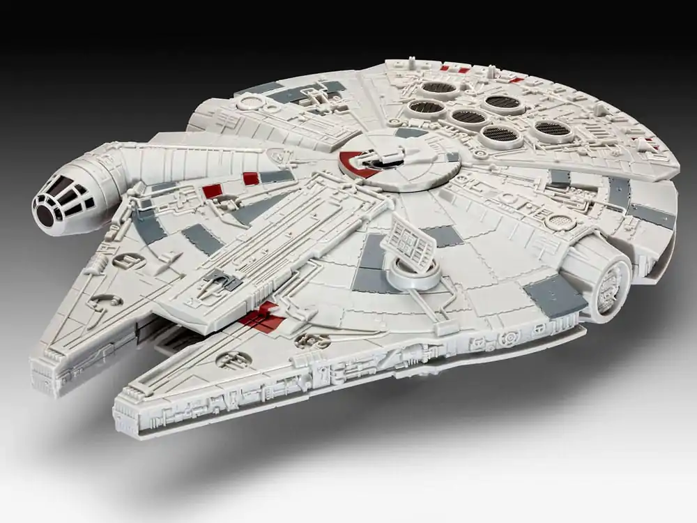 Star Wars Model Kit 1/164 Millennium Falcon 21 cm fotografii produktu