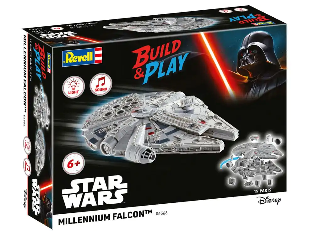 Star Wars Model Kit 1/164 Millennium Falcon 21 cm fotografii produktu