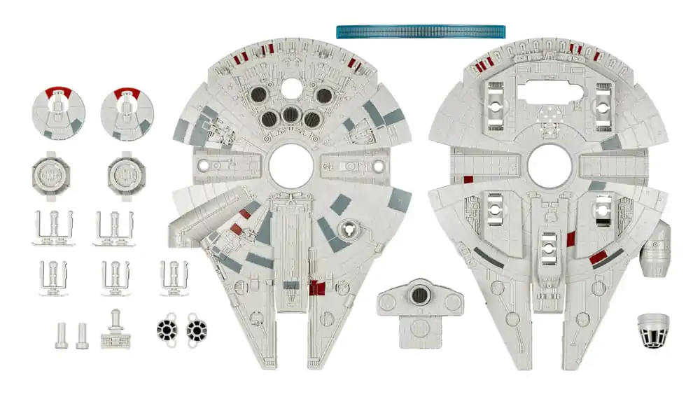 Star Wars Model Kit 1/164 Millennium Falcon 21 cm fotografii produktu