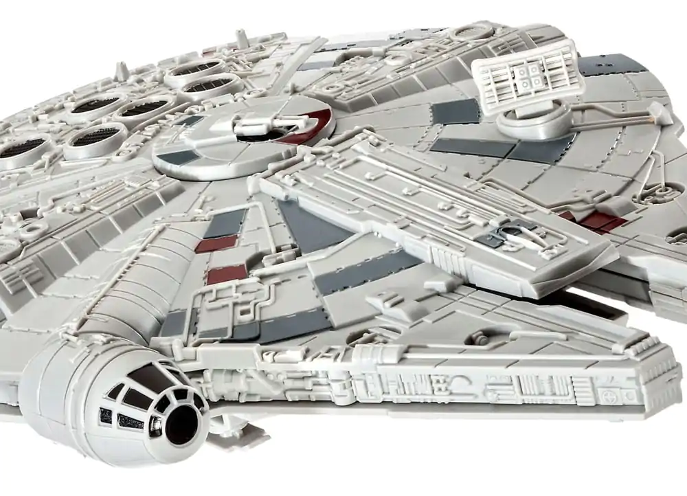 Star Wars Model Kit 1/164 Millennium Falcon 21 cm fotografii produktu