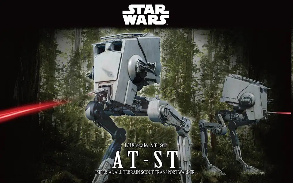 Star Wars Plastic Model Kit 1/48 AT-ST - Plastiková modelářská stavebnice fotografii produktu