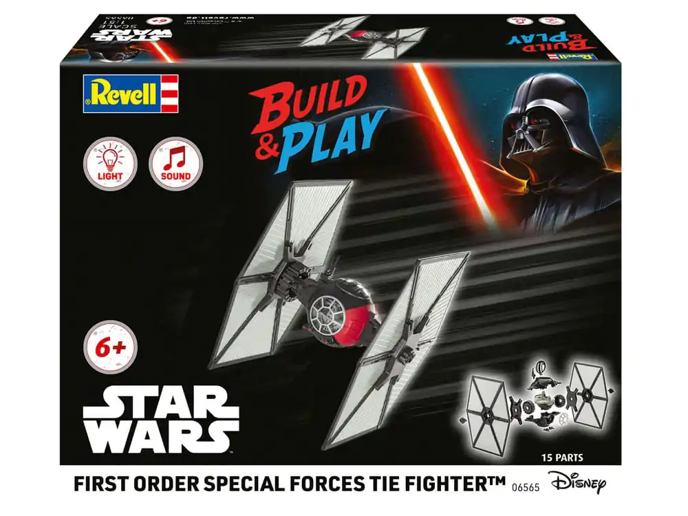 Star Wars Model Kit 1/51 First Order Special Forces TIE Fighter 14 cm fotografii produktu