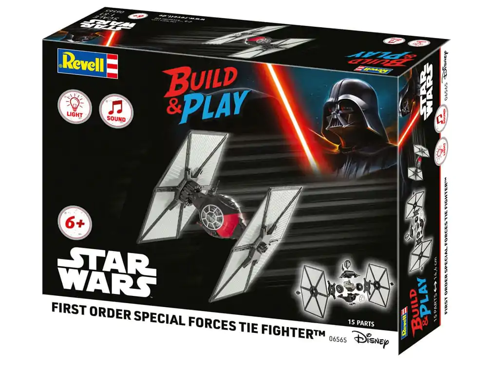 Star Wars Model Kit 1/51 First Order Special Forces TIE Fighter 14 cm fotografii produktu