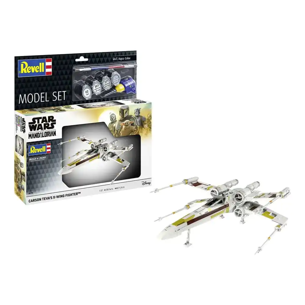 Star Wars Model Kit se základním příslušenstvím 1/57 Carson Teva's X-Wing Fighter 22 cm fotografii produktu