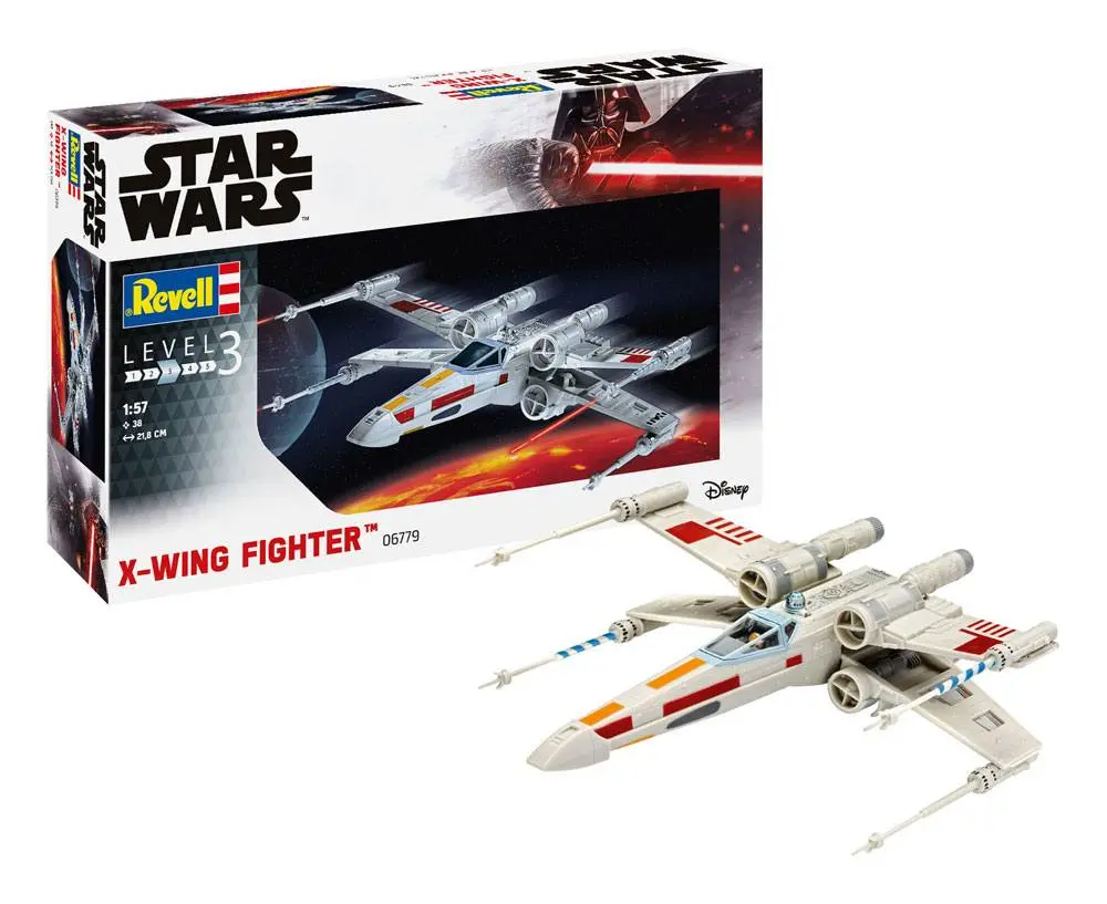 Star Wars Model Kit 1/57 X-wing Fighter 22 cm fotografii produktu