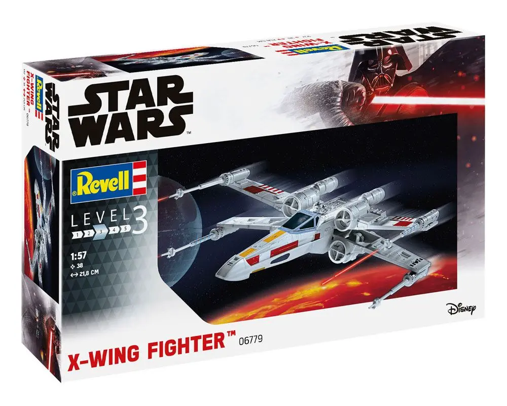 Star Wars Model Kit 1/57 X-wing Fighter 22 cm fotografii produktu