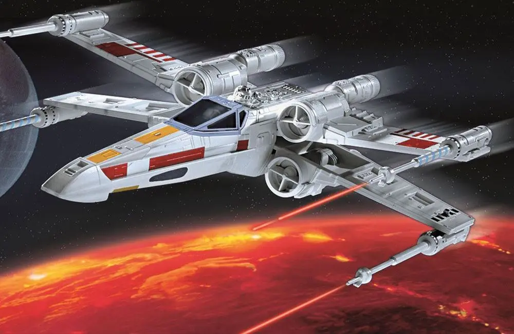 Star Wars Model Kit 1/57 X-wing Fighter 22 cm fotografii produktu