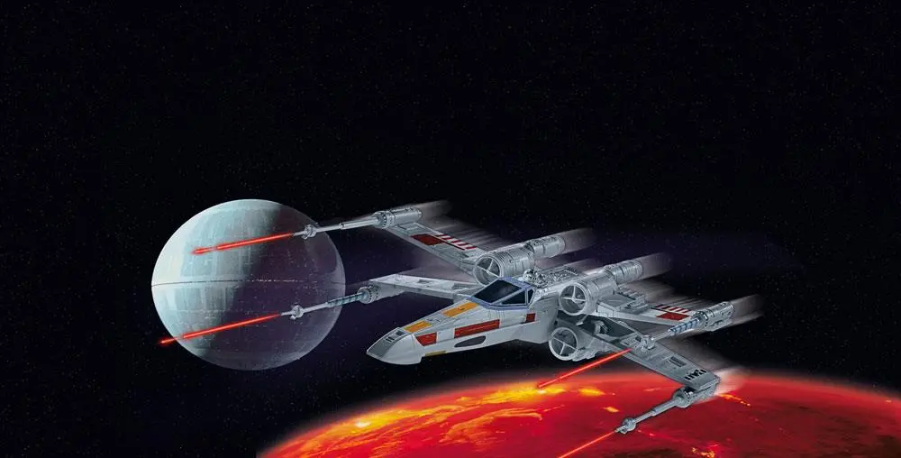 Star Wars Model Kit 1/57 X-wing Fighter 22 cm fotografii produktu