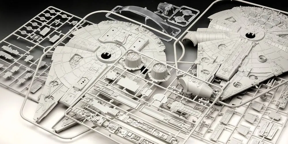 Star Wars Model Kit 1/72 Millennium Falcon 38 cm fotografii produktu