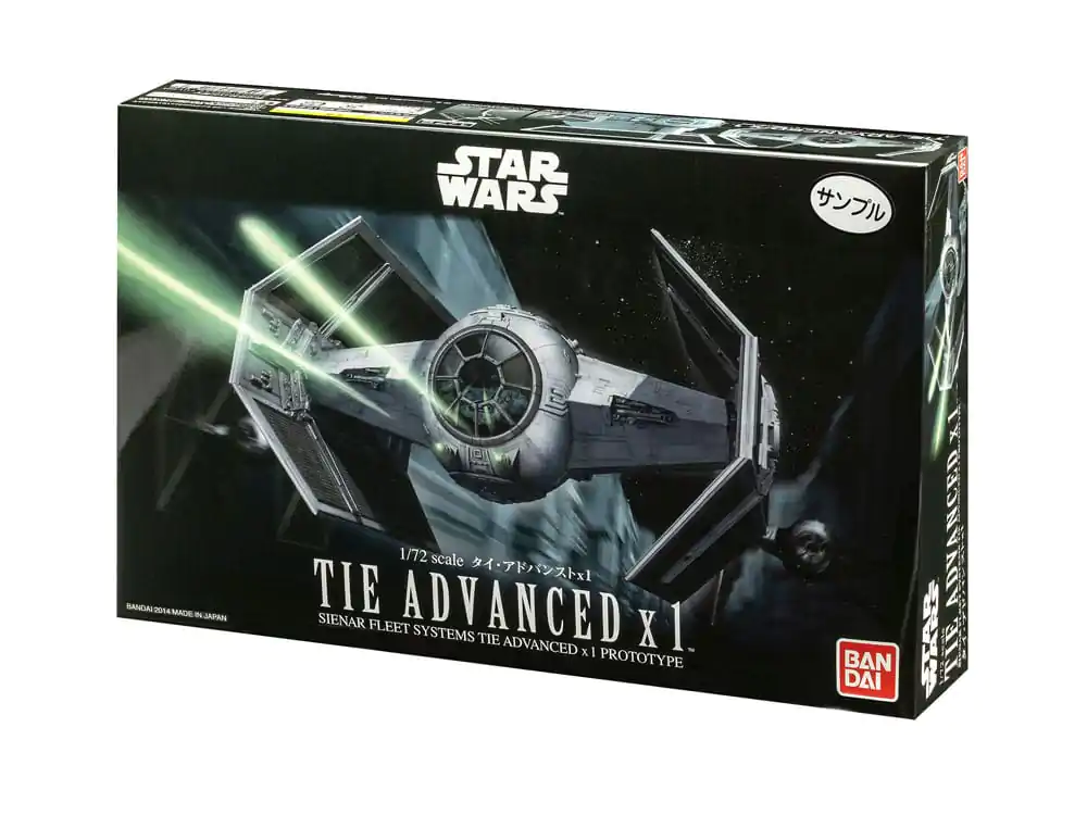Star Wars modelová stavebnice 1/72 TIE Advanced x1 10 cm fotografii produktu