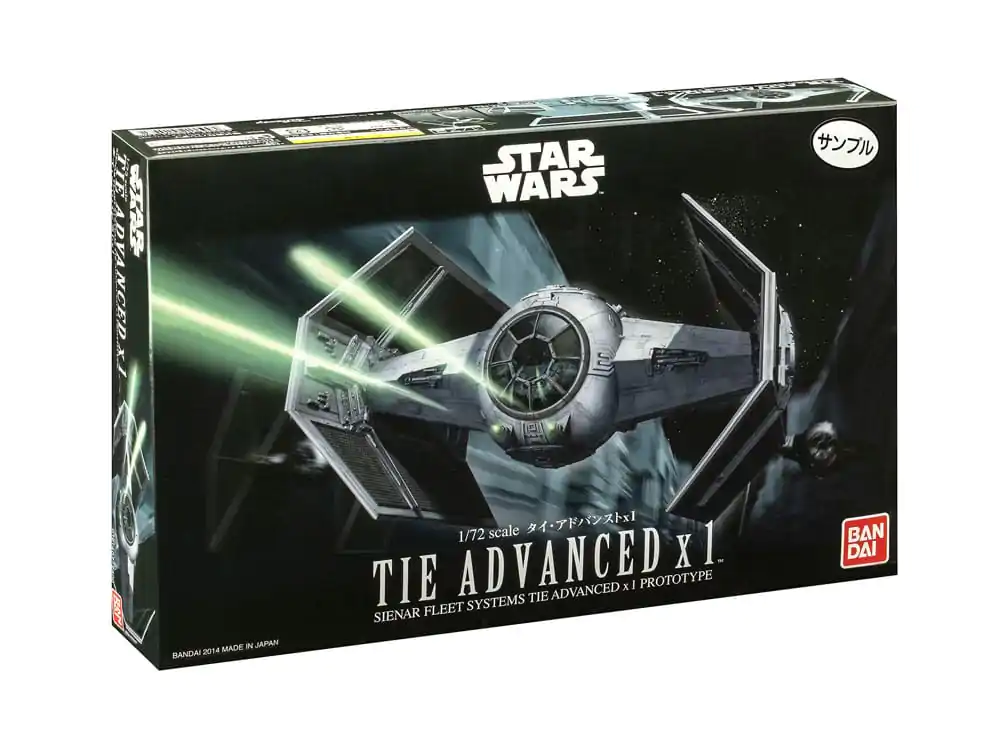 Star Wars modelová stavebnice 1/72 TIE Advanced x1 10 cm fotografii produktu