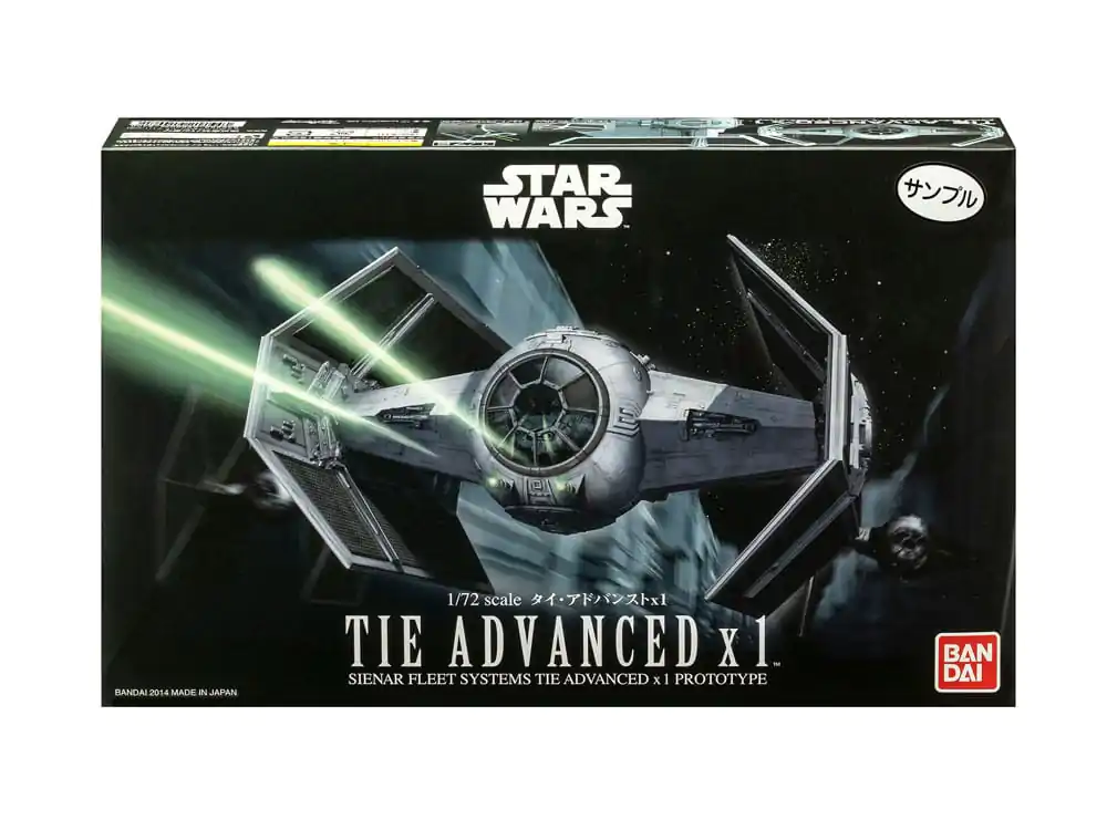 Star Wars modelová stavebnice 1/72 TIE Advanced x1 10 cm fotografii produktu