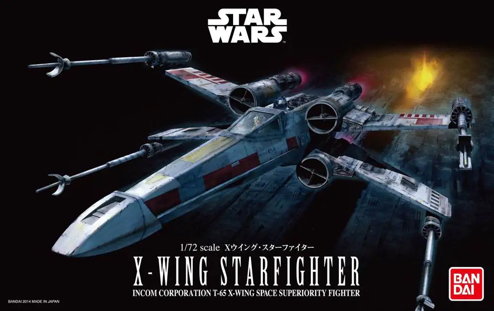 Star Wars Plastic Model Kit 1/72 Stavebnice plastikového modelu X-Wing Starfighter fotografii produktu